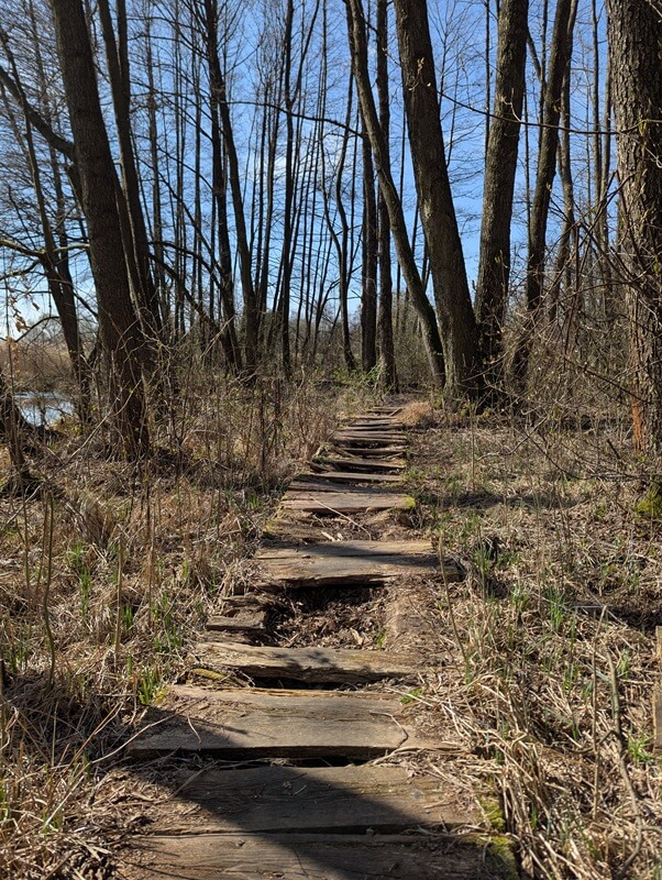 turcianska zahradka - jazernica chodnik