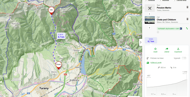 turcianska zahradka - chata pod chlebom