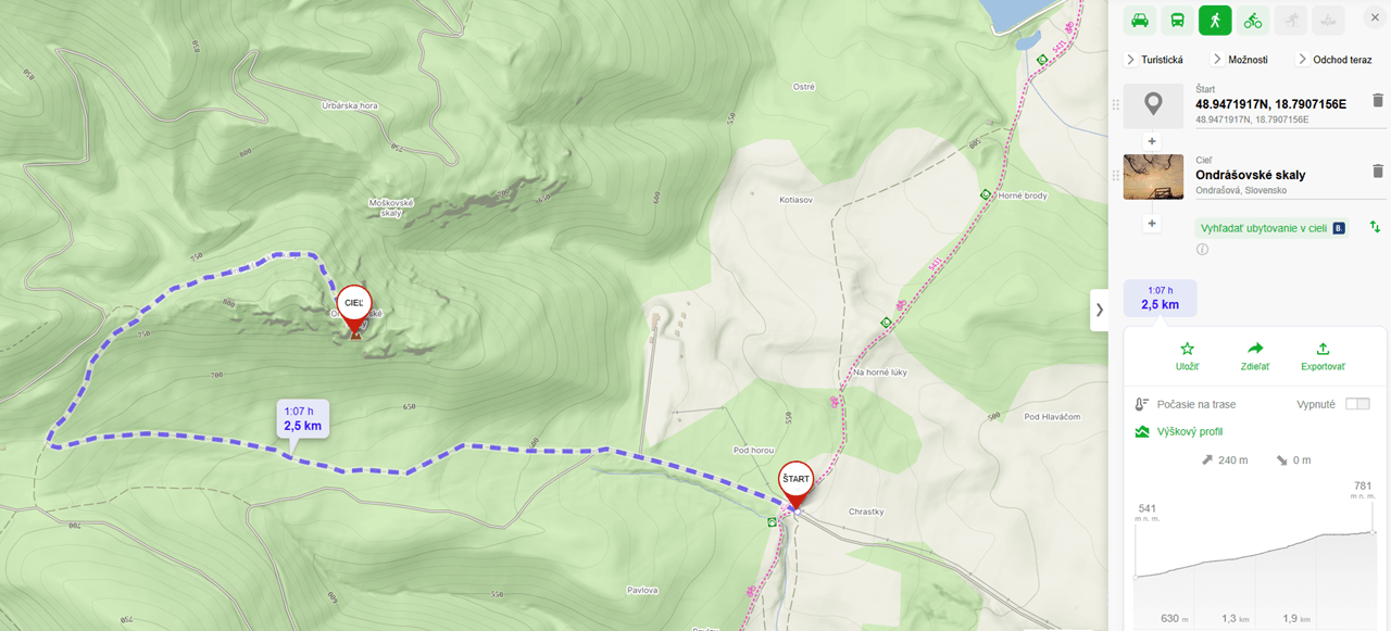 turcianska zahradka - ondrasovske skaly