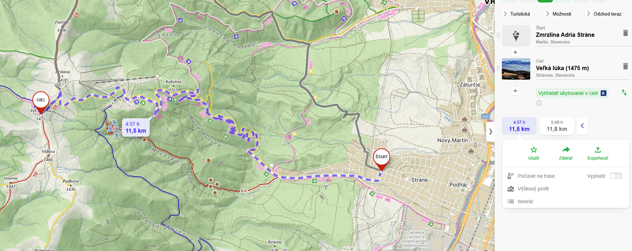 turcianska zahradka - velka luka zapad slnka